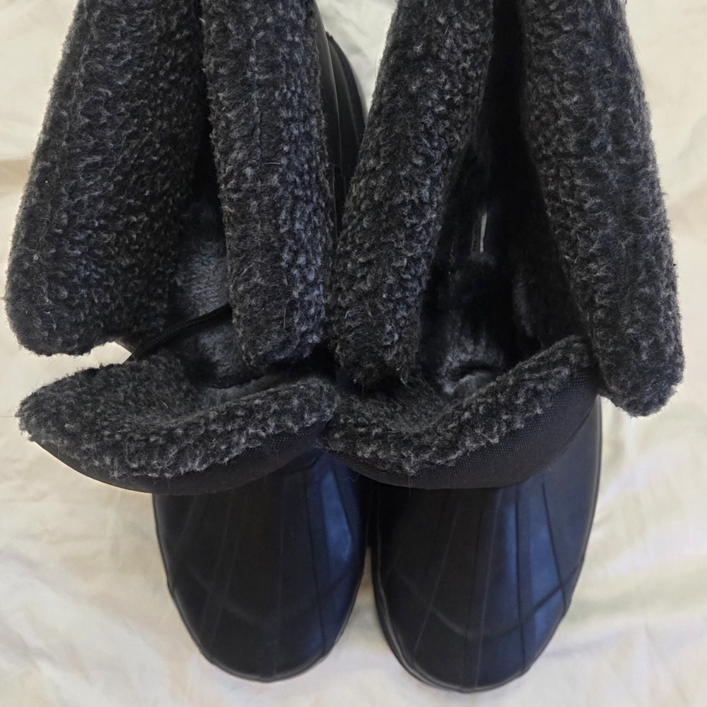 Mens Black Winter Boots